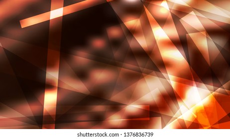 Coffee Brown Geometric Shapes Background