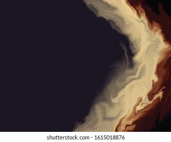 Coffee  brown marble abstract background template.Modern and original liquid texture.Good for design covers, presentation, 
invitation, flyers, posters, business cards and social media.