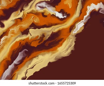 Coffee  brown marble abstract background template.Modern and original liquid texture.Good for design covers, presentation, 
invitation, flyers, posters, business cards and social media.