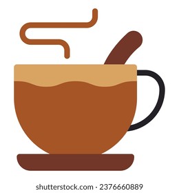 Coffee bug drink hot object icon