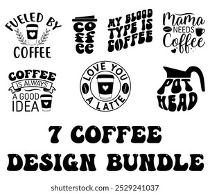 Coffee Bundle Design, Coffee Lover Designs