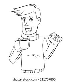 Coffee Business Man