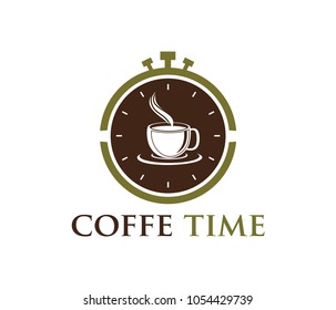 coffee cafe bistro vector logo design template