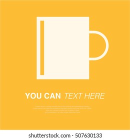 coffee cafe equipment vector icons greeting set