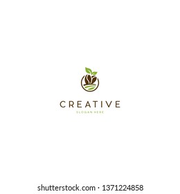 Coffee Cafe Farm Creative Business Vector Logo