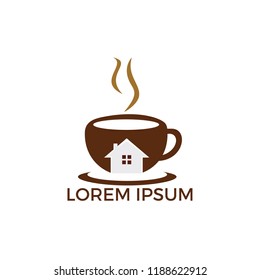 Coffee Cafe House Logo