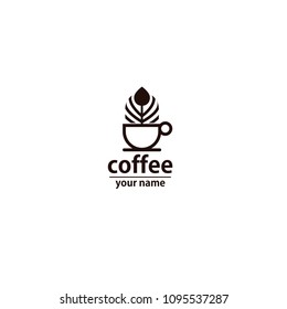 Coffee Cafe Logo Stock Vector (Royalty Free) 1095537287 | Shutterstock