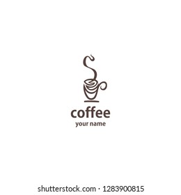 coffee cafe logo