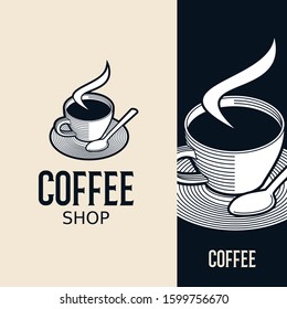 coffee cafe logo with bold style, Great for Any Related Activity or Company.

Features :
Editable, 100% Pure Vector, Hand Drawn, High Quality, Scalable, Easy to use, CMYK .EPS file