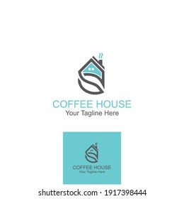 coffee cafe logo. Logo for coffee business, cafe or coffee production industry etc.