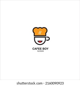coffee cafe logo, can be used for coffee shops, cafes, restaurants, coffee brand logos etc.