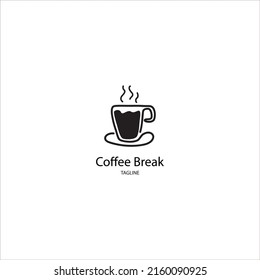 coffee cafe logo, can be used for coffee shops, cafes, restaurants, coffee brand logos etc.