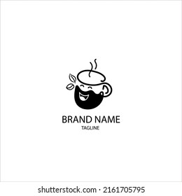 coffee cafe logo, can be used for coffee shops, cafes, restaurants, coffee brand logos etc.