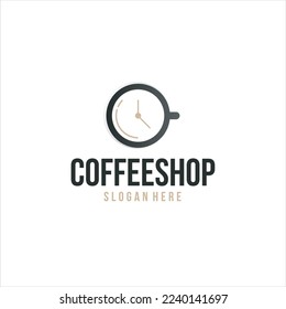 Coffee cafe logo design inspiration vector image , cofee logo design