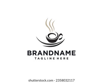 Coffee, Cafe Logo Design Inspiration Vector