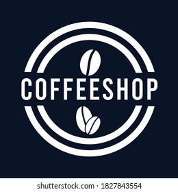 coffee cafe logo icon vector template with gradient color collection.