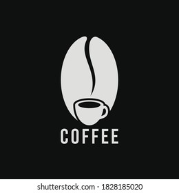 coffee cafe logo icon vector template with gradient color collection.