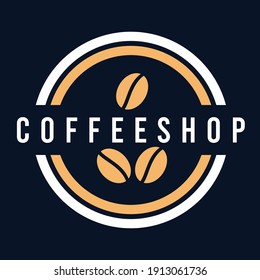 plantilla vectorial del icono del café con colección de colores degradados.