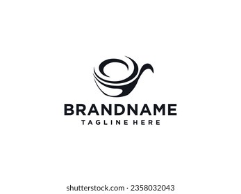 coffee cafe logo illustration design template
