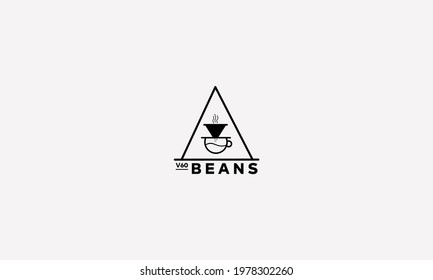 Coffee cafe logo line art. template for logos, labels, emblems, symbols for coffee house, cafe, coffee shop, restaurant, coffee store, etc. Vector illustration.