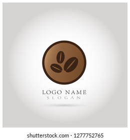 Coffee & Cafe Logo. Symbol & Icon Vector Template.