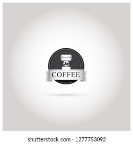 Coffee & Cafe Logo. Symbol & Icon Vector Template.