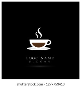 Coffee & Cafe Logo. Symbol & Icon Vector Template.