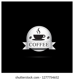 Coffee & Cafe Logo. Symbol & Icon Vector Template.