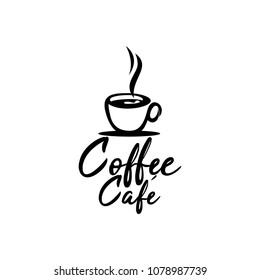 coffee cafe logo template