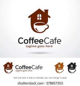 Coffee cafe Logo Template Design Vector 