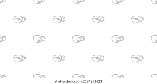 Coffee and Cafe pattern background. Vintage Coffee Doodle Pattern background. cafe pattern background. Cafe Themed Coffee Bean Pattern background.