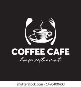 Coffee Cafe Restaurant Logo Design Template Inspiration