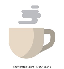 coffee cafe coffee shop concept element hot drink cup porcelain mug cartoon vector illustration graphic design