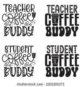 Coffee Caffeine Quotes SVG And Tshirt Design Bundle. Coffee Vector EPS Editable Files Bundle, can you download this bundle.