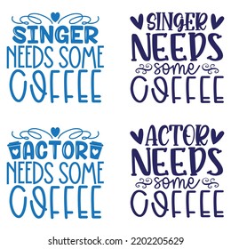 Coffee Caffeine SVG And Tshirt Design Bundle. Coffee Vector EPS Editable Files Bundle, can you download this bundle.