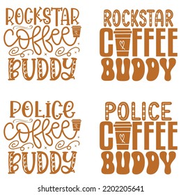 Coffee Caffeine SVG And Tshirt Design Bundle. Coffee Vector EPS Editable Files Bundle, can you download this bundle.