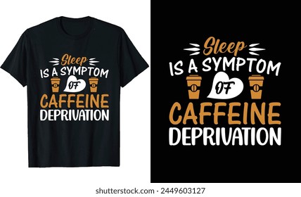 Coffee or Caffeine T Shirt Design, Barista Coffee been T Shirt