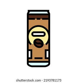 coffee can drink color icon vector. coffee can drink sign. isolated symbol illustration