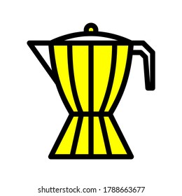 el café puede ser un icono vector adecuado para el icono de la cafetería, etc