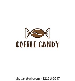 coffee candy logo template