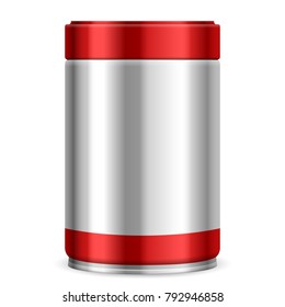 Coffee canister on a white background. Vector illustration.