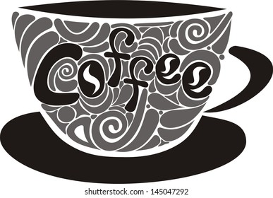 Coffee cap vector illustration