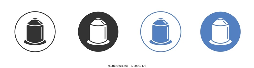Coffee capsule icon vector clip art illustration collection