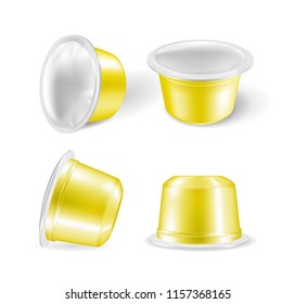 Coffee capsules for coffee machines.