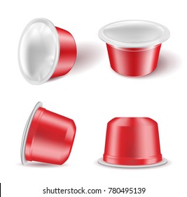 Coffee capsules for coffee machines.