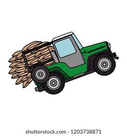 coffee car transportation icon