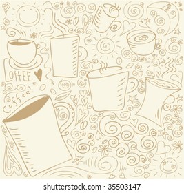 coffee cartoon espresso vegetation flower star coffee bean black steam food cafe sun satellite morning burning heart dawn cup art cappuccino swirl cartoons visual detailed nurture graphic moon full mo