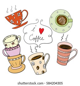 Coffee cartoon vector