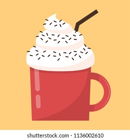 Coffee cartoon vector. wallpaper. background. menu.