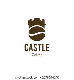 Coffee Castle Logo Template Design inspiration